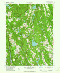 1960 Map of Pound Ridge, Westchester County, NY
